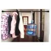 CXYGZLJ Shower Curtain Track, Modern Telescopic Shower Curtain Rod, Stainless Steel Punch-Free, Suitable for Bathroom, Wardrobe, Kitchen, Matt Black Pull Rod (Size : 140-260cm) view 4