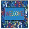 Carpets for Kids 36.42 Hands Together Value Play Rug Rectangle 3ft x 4ft 6in Blue view 4