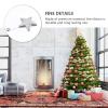 1 Roll Silver Star Bead Garland String Garland Christmas Tree Hanging Beads for Wedding Christmas Decoration Wrapping Packging Golden Silver view 4