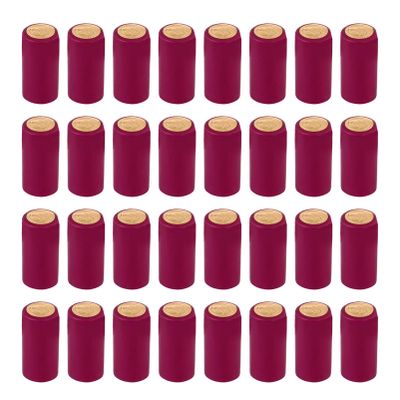 100pcs Red Wine Bottle Heat Shrinkable Cap Wine Heat Shrink Sealing