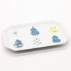 24to3(Nishitomi) Imari Ware 478441 Tokushichi Kiln Long Plate, Pottery Dish, Approx. 9.4 x 5.9 inches (24 x 15 cm), Gourd, Blue, Made in Japan view 2