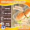MT Products Clear Plastic Hinged Containers for Loaf or Hoagies 8" x 4" x 3.8" - Disposable Food Containers (Pack of 20) - Made in the USA view 4
