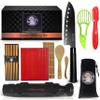 Albino monkey Sushi Making Kit for Beginners with Bazooka, Sashimi Knife, 2 Mats (Bamboo/Dishwasher-Safe PP), Nigiri Mold & Avocado Slicer | Food-Safe, Giftable, Step-by-Step Video Guide view 1