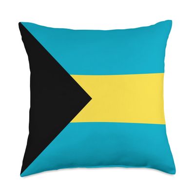 Bahamas Bahamian Flag Throw Pillow