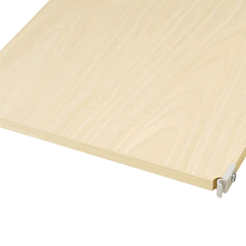  MUJI 61179605 Steel Unit Shelf, Wood Additional Shelf, Gray for 16.5 inch (42 cm) Width