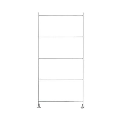  MUJI 02998370 Steel Unit Shelf, Additional Scallops, Small, Light Gray, for Height 83cm Type