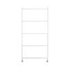  MUJI 02998370 Steel Unit Shelf, Additional Scallops, Small, Light Gray, for Height 83cm Type view 1