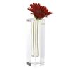 Badash Donovan Crystal Glass Bud Vase - 10" Tall Handcrafted Lead-Free Optical Crystal Glass Vase for Flower Buds & Unique Contemporary Home Decor Accent view 1
