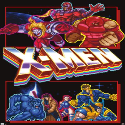 Trends International Marvel X-Men Game - Battle Wall Poster, 22.375" x 34", Premium Unframed Version