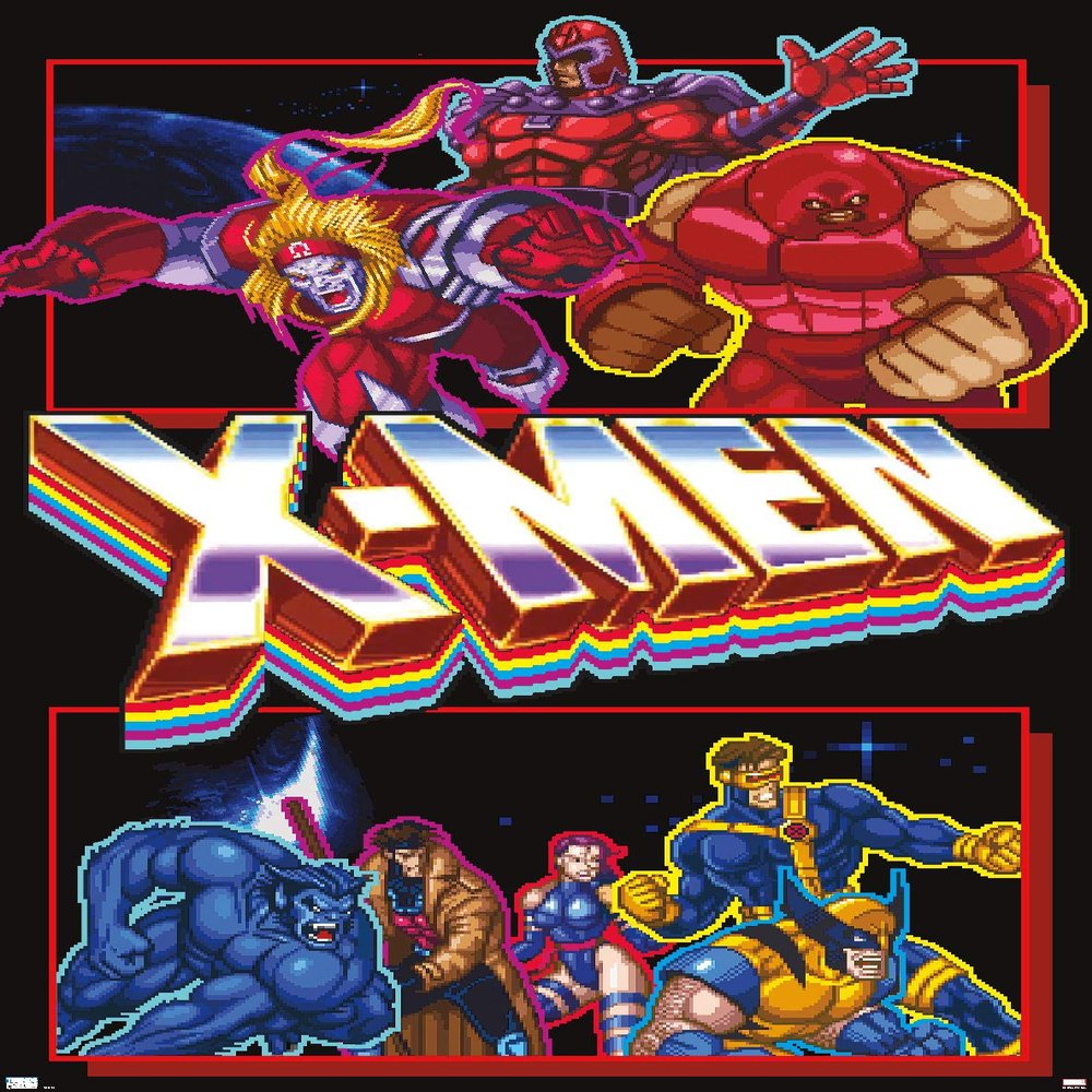 Trends International Marvel X-Men Game - Battle Wall Poster, 22.375" x 34", Premium Unframed Version