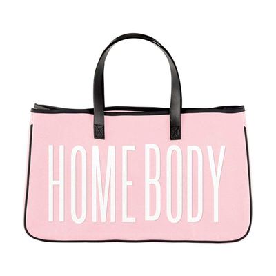 Creative Brands Slant Collections Canvas Tote, 20" x 11", Home Body