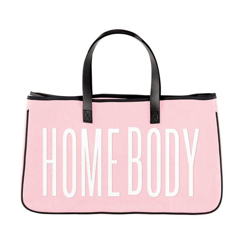 Creative Brands Slant Collections Canvas Tote, 20" x 11", Home Body