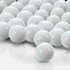 CYS EXCEL White Glass Gemstone Vase Filler (5 LBS) Aquarium Round Marble Beads Decorative Mosaic Pebbles view 1