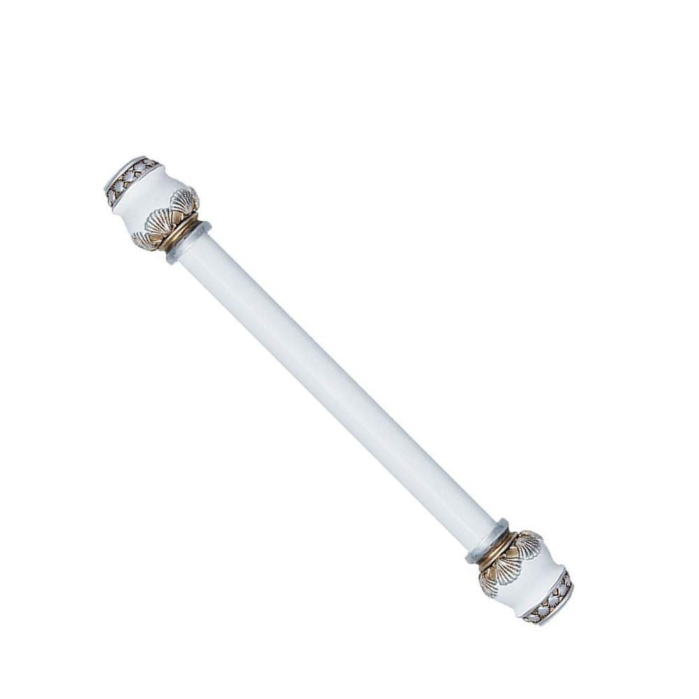 CXYGZLJ Bathroom Punch-Free Telescopic Rod, Shower Curtain Rod, Clothes Rail, Curtain Rod, European Style, White Pull Rod (Size : 150-260CM)