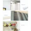 CXYGZLJ Stainless Steel Clothes Rail, Punch-Free Telescopic Shower Curtain Rod, Full Spring Curtain Rod, Wardrobe Pole, 304 Stainless Steel Telescopic Rod Pull Rod (Size : 91-160cm) view 4