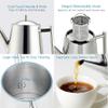 Easyworkz Stainless Steel Teapot With Removeable Infuser 50 oz (1500ml) Stovetop Tea Maker for Fruit Herbal and Infusion view 3