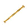 Adjustable Shower Curtain Rod Spring Tension Stainless Steel Telescopic Pole Heavy Duty Hanging Rail For Windows Bathroom Kitchen Doorways Wardrobe, Extendable Length 97-160cm(Golden) Pull rod view 2