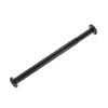 Adjustable Shower Curtain Rod Spring Tension Stainless Steel Telescopic Pole Heavy Duty Hanging Rail For Windows Bathroom Kitchen Doorways Wardrobe, Extendable Length 97-160cm(Golden) Pull rod view 2