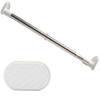 CXYGZLJ Stainless Steel Bathroom Track, Towel Rack, Clothes Rail, Wardrobe RailShower Curtain Rod, Tulle Curtain Rod Pull Rod (Size : 70-120cm) view 1