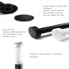CXYGZLJ Tension Shower Rod, Bathroom Shower Curtain Rod Pole, Punch-Free, Load-Bearing 100kg, Shower Rails for Clothes Hanging Rod and Towel Rack (Golden) Pull Rod (Color : Black, Size : 97-160cm) view 3
