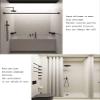 CXYGZLJ Tension Shower Rod, Bathroom Shower Curtain Rod Pole, Punch-Free, Load-Bearing 100kg, Shower Rails for Clothes Hanging Rod and Towel Rack (Golden) Pull Rod (Color : Black, Size : 97-160cm) view 4