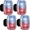 Mudder Running Lights for Runners Rechargeable LED Safety Lights, 4 Pcs view 1