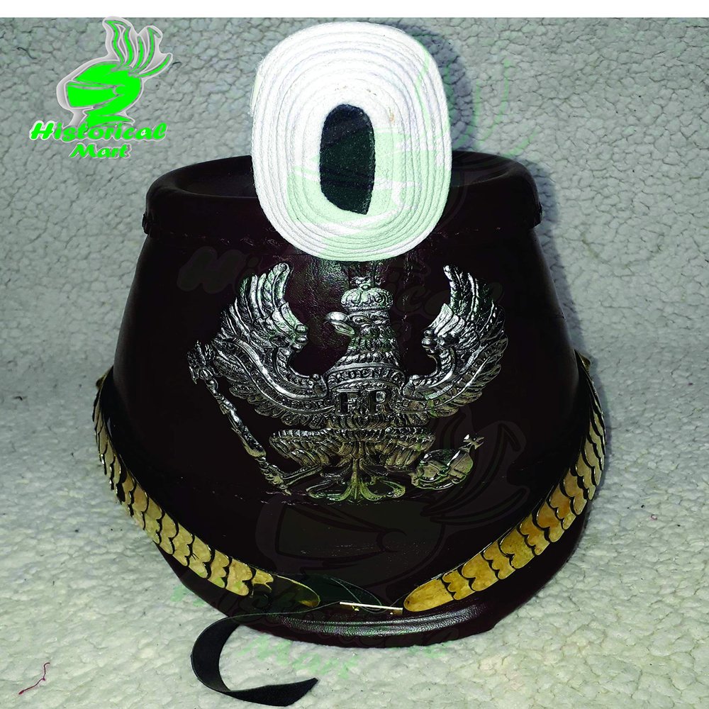 Prussian Shako Helmet for Officer Ranks of The Jagerbatallion Tschako Helmet-OP