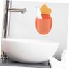 1pc Self-Adhesive Carrot Storage Rack for Bathroom and Home Creative Silicone Organizer for Toothbrushes and Sundries No Drill Easy Installation Wall Mount Hanger view 4