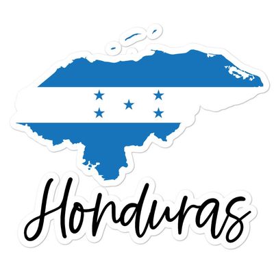 Shirtsurf Honduras Flag Sticker Central America Copan Latina Latino Catracho Decal Chapin