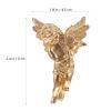BESTOYARD 24Pcs Golden Angel Christmas Tree Ornaments - 2.36 Inch Plastic Hanging Decor for Xmas Trees, Fireplace, Table, Shelf, Garden, and Yard view 2