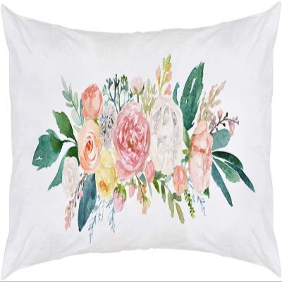 ARIGHTEX Body Pillowcase for Hair and Skin, Pink Floral Body Pillow Cover 20 x 54 with Hidden Zipper, Boho Long Body Pillow Protector, Bohemian Full Body Pillow Case for Girls Women