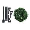 4ft Green Glittery Tinsel Christmas Tree, Holiday Decoration Artificial Christmas Tree Metal Stand, Xmas Trees with Plump Sequin for Holiday Decor - Easy to Assemble view 4