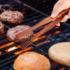 Wooden BBQ Serving Tong, Wooden Barbecue Tongs,BBQ Clip Buffet Food Tongs Bread Steak Clamp, Wooden BBQ Tongs,10.4 Reusable Wood Cooking Tongs view 2