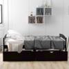 Bellemave Twin Platform Bed Frames,Solid Wood Bed Frame with Headboard, Footboard,Storage Drawers,No Box Spring Needed view 4