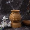 India Meets India Electric Diffuser Aroma Oil Burner Matki Shape Handicraft by Awarded Indian Artisan (Brown) view 1