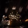 India Meets India Electric Diffuser Aroma Oil Burner Matki Shape Handicraft by Awarded Indian Artisan (Brown) view 2