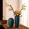 Ceramic Vase Living Room Home TV Cabinet Entrance Worktop Vase Dried Flower Simulation Flower Fresh Flower Decoration Vase 34 x 14 x 10 cm, 26 x 16 x 10 cm, 2 Pieces view 2