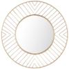 Safavieh 32.9-Inch Round Fonna Wall Mirror, Gold view 1