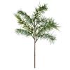 Vickerman 18.5" Green Woolsey Pine Artificial Christmas Spray, Realistic Wide Needle Design, Perfect for Holiday Greenery Decor, Includes 6 Pieces per Pack view 1