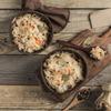 Rainforest Bowls Set of 4 Raw Coconut Bowls Variety Pack - 100% Natural, Hand Carved by Artisans, Eco-Friendly & Sustainable - Smoothie/Acai/Salad/Buddha Bowls view 2