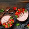 Rainforest Bowls Set of 4 Raw Coconut Bowls Variety Pack - 100% Natural, Hand Carved by Artisans, Eco-Friendly & Sustainable - Smoothie/Acai/Salad/Buddha Bowls view 3