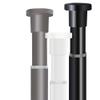 Adjustable Between 60 to 120 Inches Shower Curtain PoleQuality Modern Bathware Pull Rod (Color : Gray, Size : 95-115cm) view 2