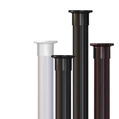 CXYGZLJ Anti-Slip,Stainless Steel, No Drilling & Rust, Adjustable Tension Spring PoleCurtain Rod Roman Rod Pull Rod (Color : A, Size : 160-210cm)