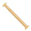 Adjustable Tension Spring Pole, Anti-Slip,Aviation Aluminum Alloy, No Drilling & Rust, Shower Curtain RailHeavy Duty Hanging Bar  Gold/Black Pull Rod (Color : Gold, Size : 127-220cm) view 2