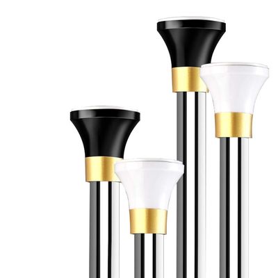 CXYGZLJ No Drilling Stainless Steel Telescopic Shower Curtain PoleHeavy Duty Hanging Bar with Spring Tension RodCurtain Rod Bedroom Clothes Rail Toilet Drying Rack Pull Rod (Size : 150-210cm)