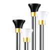 CXYGZLJ No Drilling Stainless Steel Telescopic Shower Curtain PoleHeavy Duty Hanging Bar with Spring Tension RodCurtain Rod Bedroom Clothes Rail Toilet Drying Rack Pull Rod (Size : 150-210cm) view 1