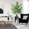 Artificial Tree in Contemporary Granite Effect Planter, Fake Areca Tropical Palm Silk Tree for Indoor and Outdoor Home Decoration - 66" Overall Tall (Plant Pot Plus Tree) view 1