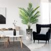 Artificial Tree in Contemporary Planter, Fake Areca Tropical Palm Silk Tree for Indoor and Outdoor Home Decoration - 66" Overall Tall (Plant Pot Plus Tree) view 1