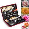 Beacon Pet 80PCS Carving Tools, Culinary Carving Peeling Tools Kit For Fruit Vegetable Garnishing Cutting Slicing Set Garnish Tool Set Garnishing Cutting Slicing view 1