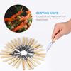 Beacon Pet 80PCS Carving Tools, Culinary Carving Peeling Tools Kit For Fruit Vegetable Garnishing Cutting Slicing Set Garnish Tool Set Garnishing Cutting Slicing view 4
